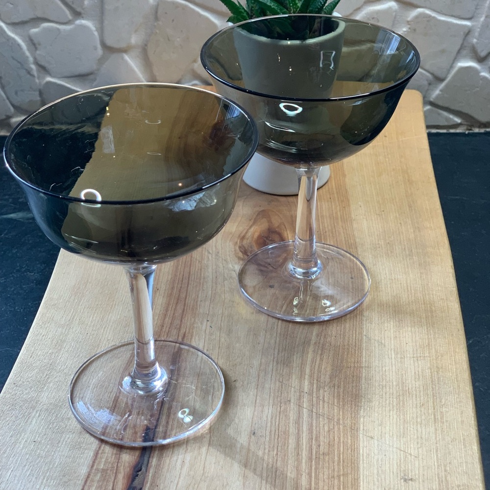 OUI | Set of 2 | Smoky Grey Coupes